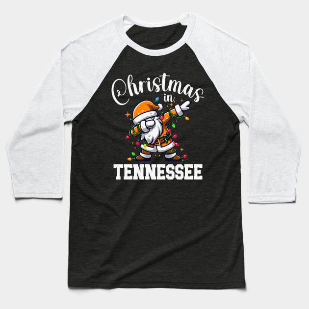 Christmas In Tennessee Baseball T-Shirt by Etopix